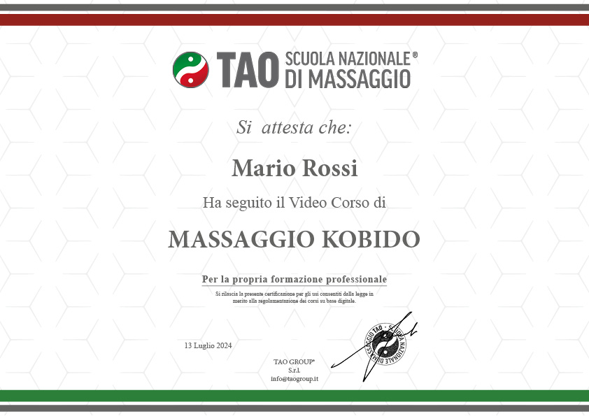 Attestato-video-corsi demo attestato corso online massaggio base svedese