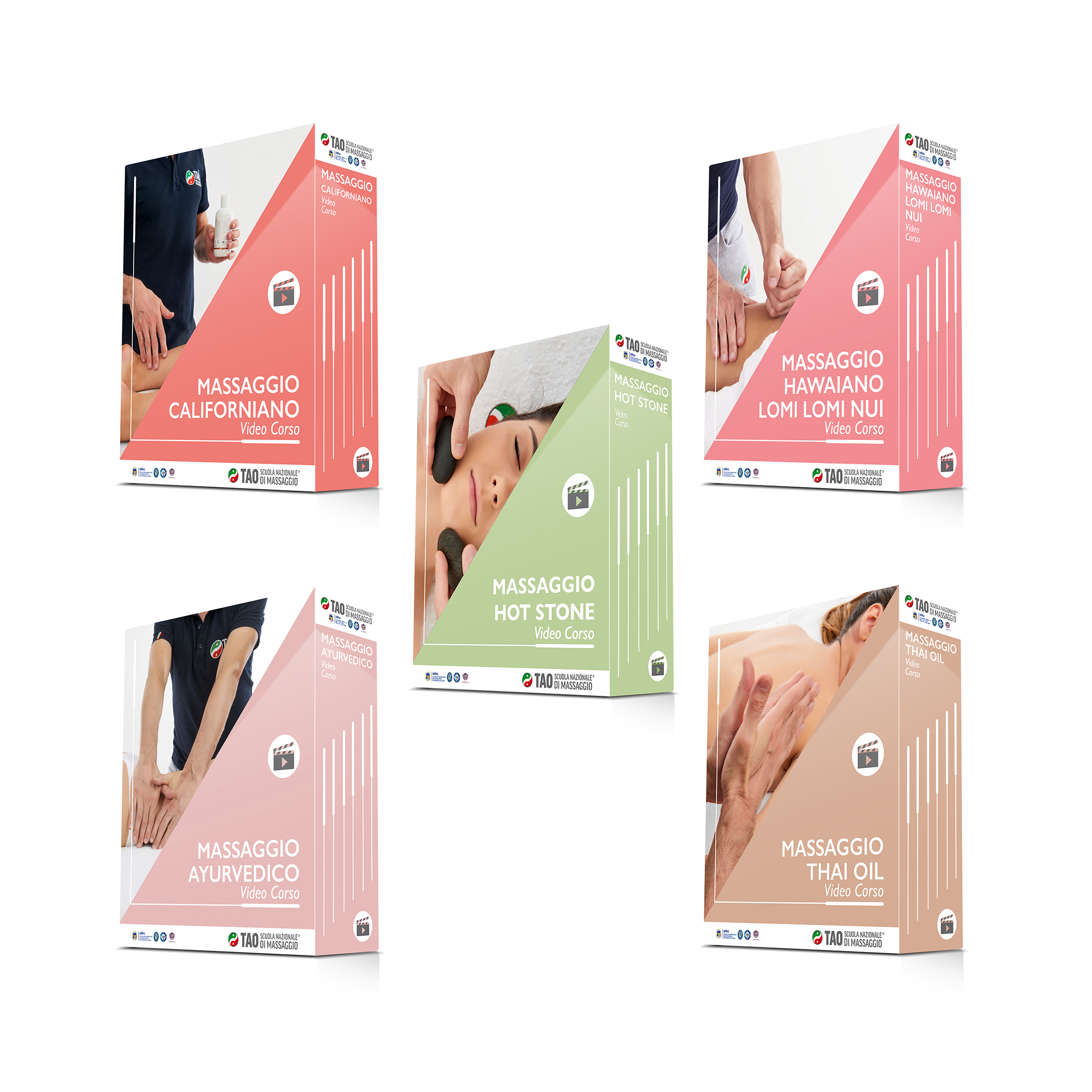 PACCHETTO 5 VIDEO CORSI MASSAGGIATORE OLISTICO